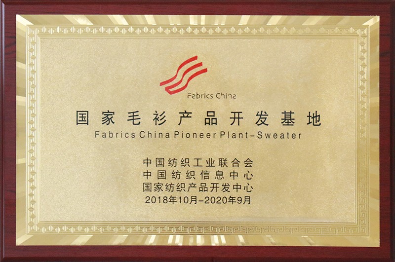 國家毛衫產(chǎn)品開發(fā)基地.jpg 聯(lián)橋集團多功能時尚毛衫榮獲“2019年度十大類紡織創(chuàng)新產(chǎn)品”稱號(圖7)